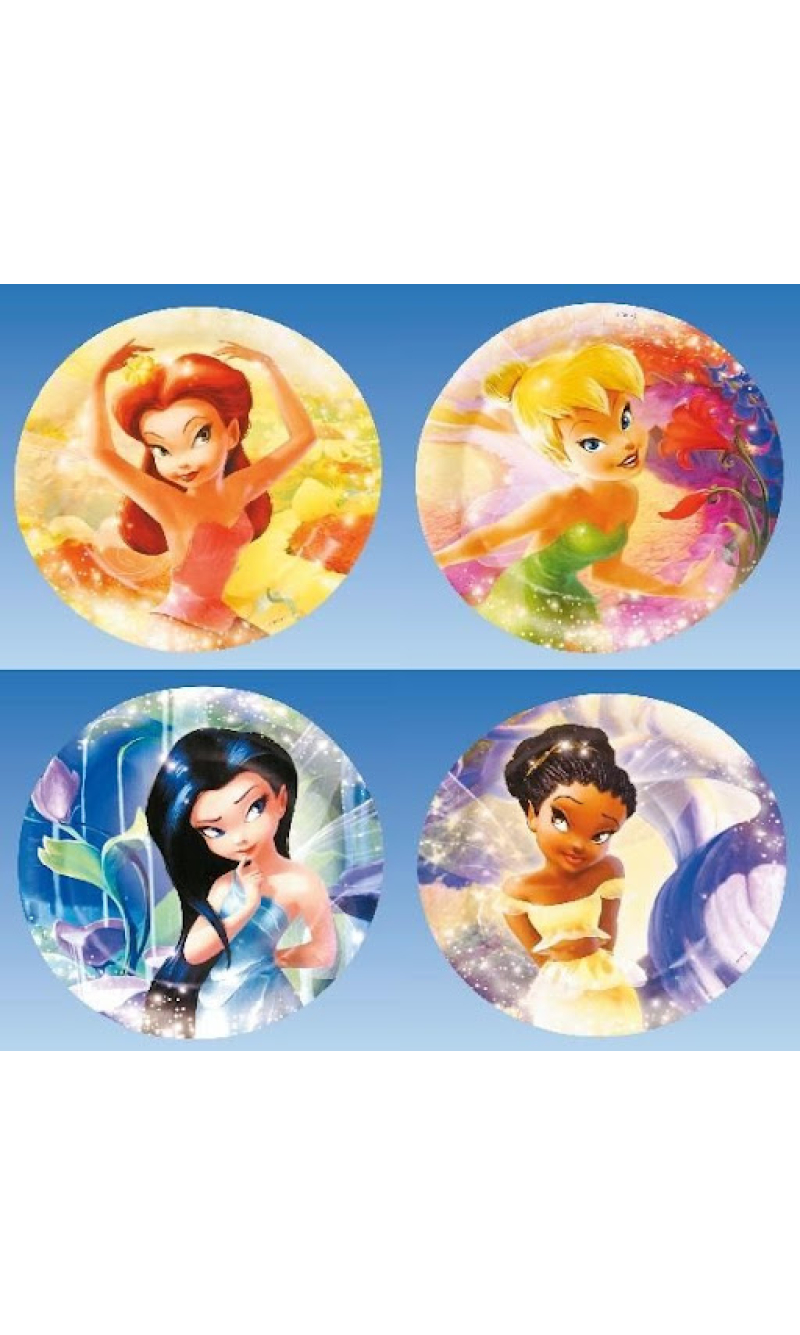 Disney Fairies Plates 23cm - 8pks