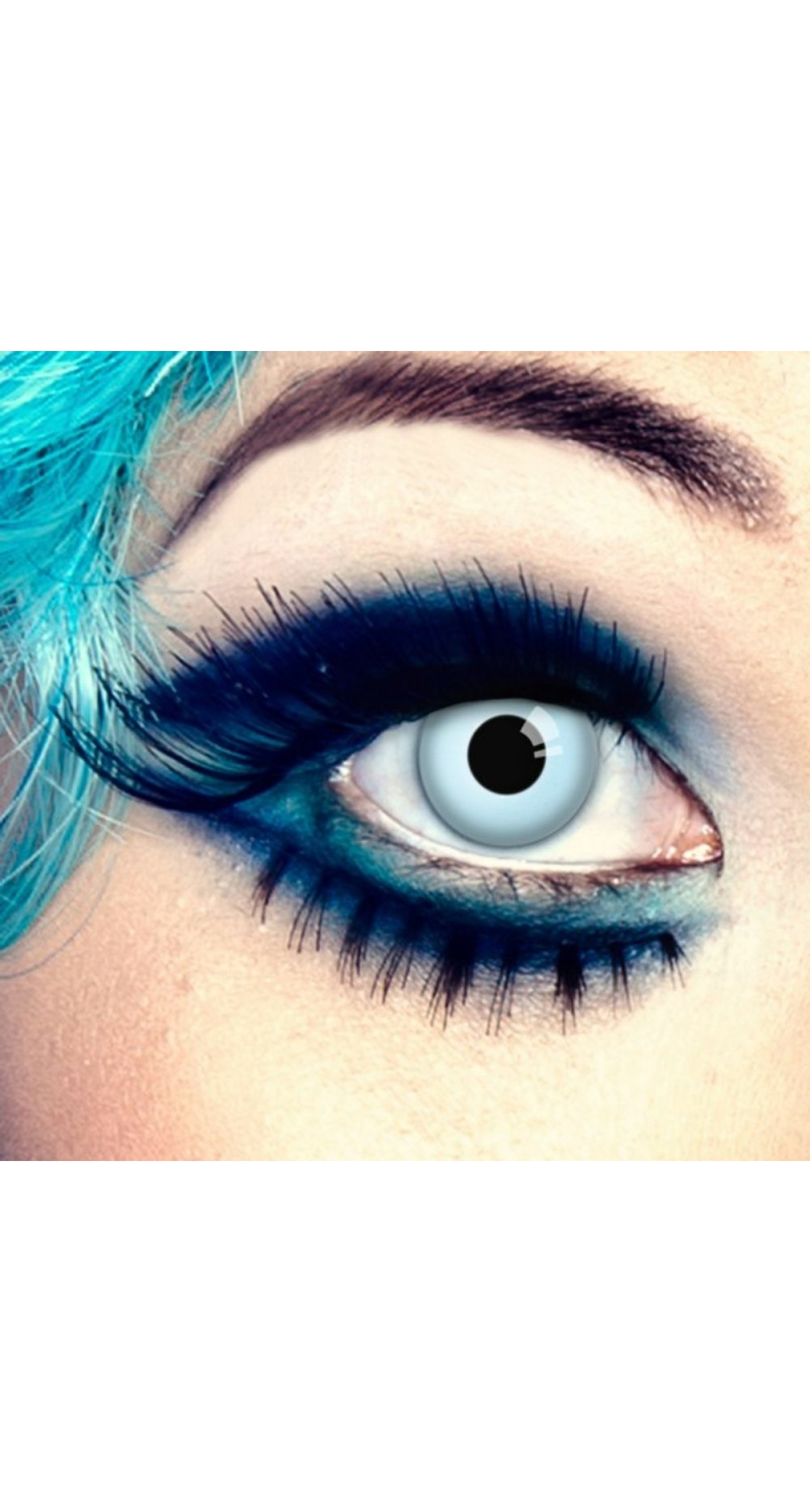 Contact Lenses Sky Blue (1 Pair) - 12 Month Use - Image 2