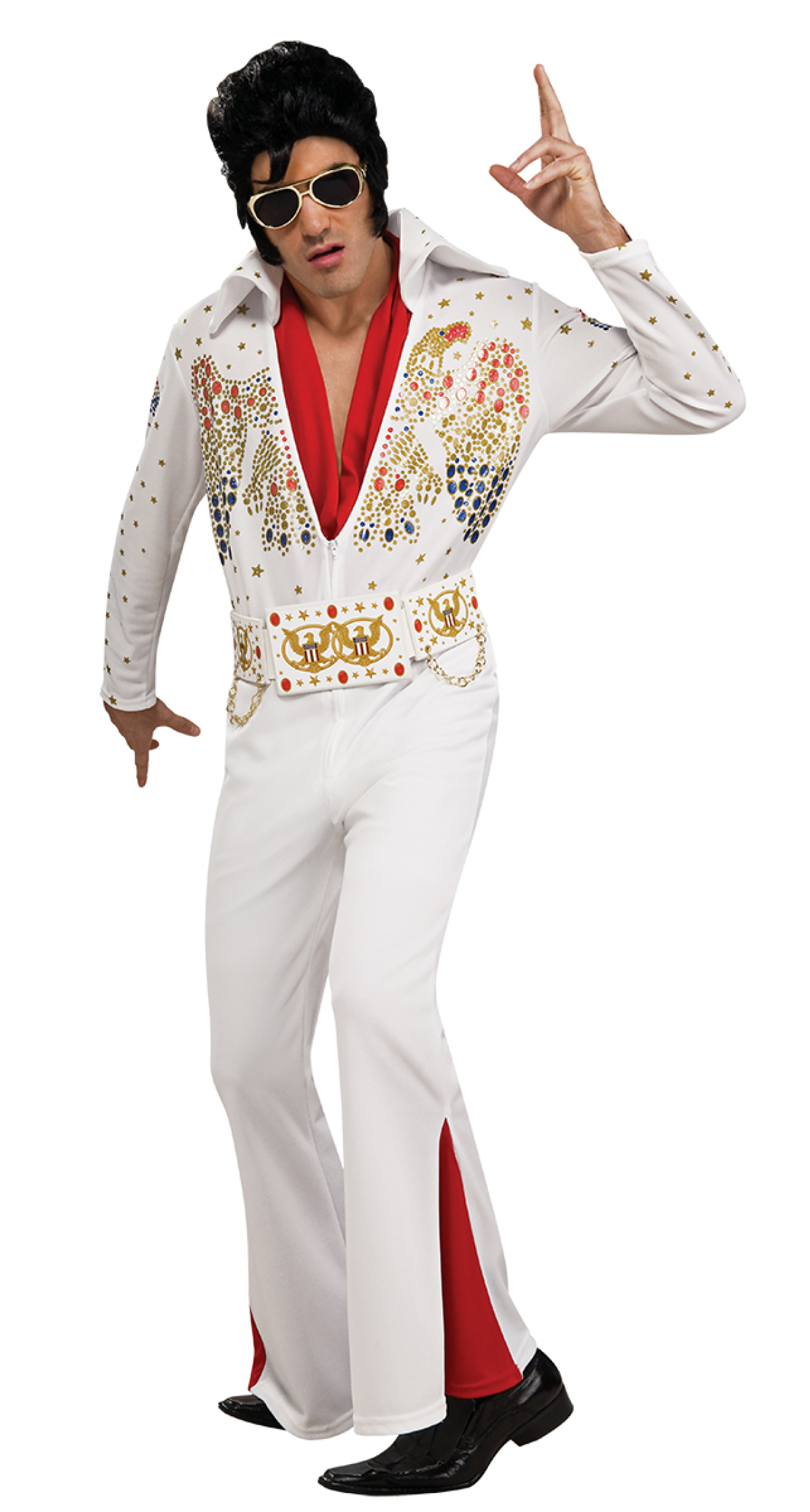 Official Licensed Elvis Deluxe Costume - Adult Size Large