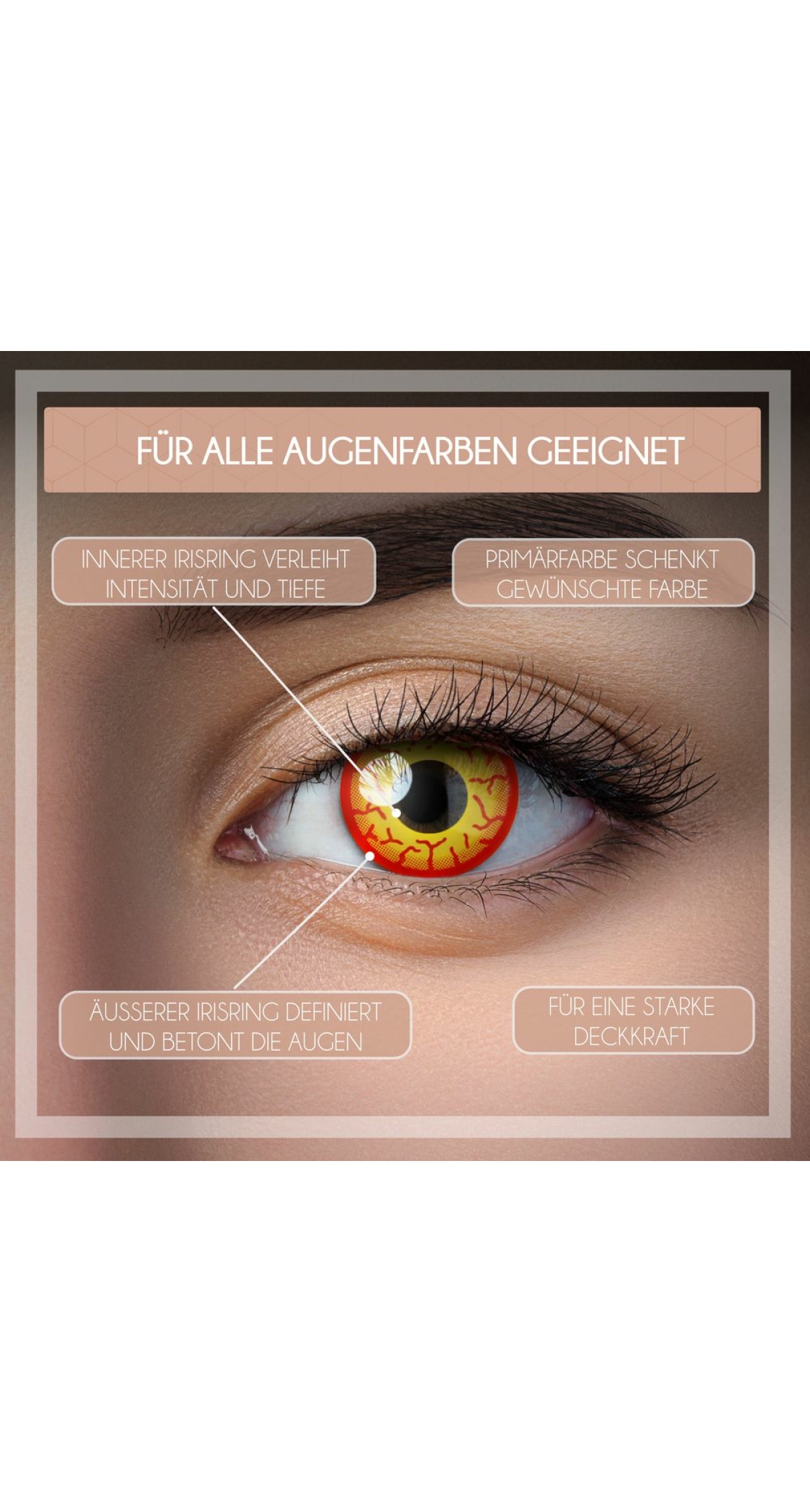 Contact Lenses Hellfire (1 Pair) - 1 Day Use - Image 3