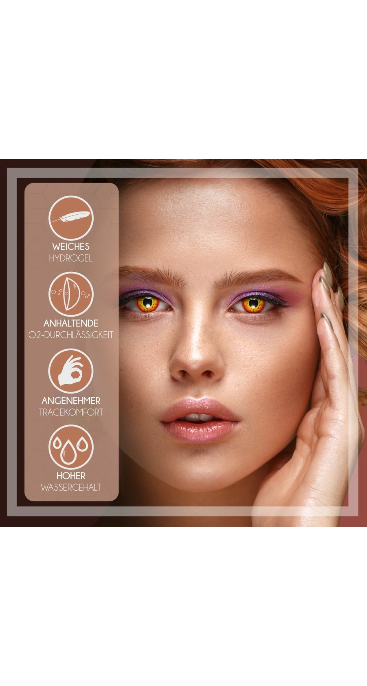 Contact Lenses Hellfire (1 Pair) - 1 Day Use - Image 2