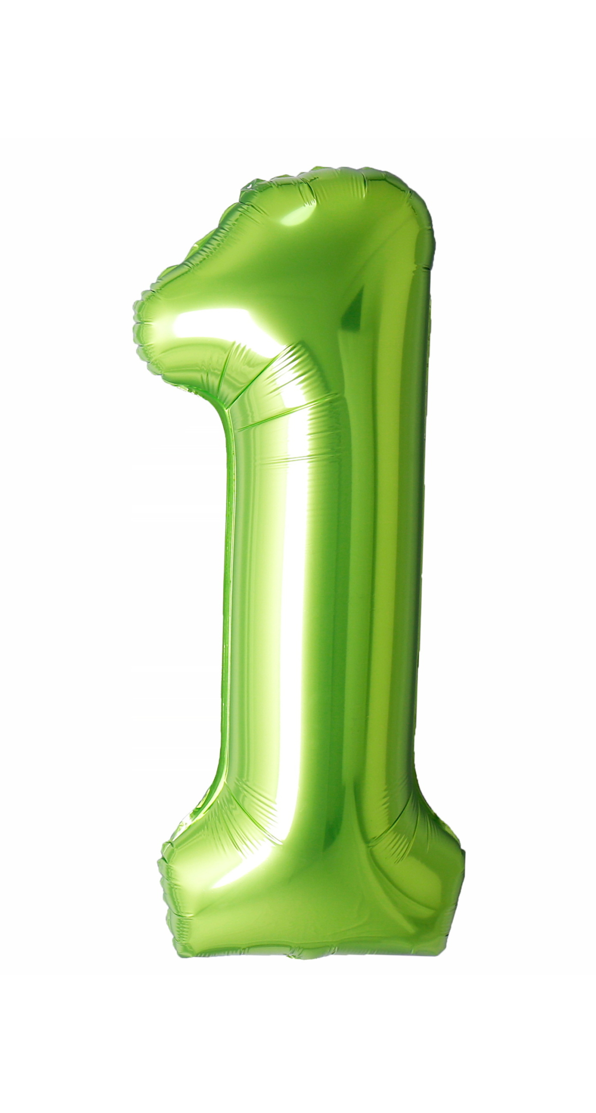 40 Inch Foil Balloon Number 1 - Lime Green