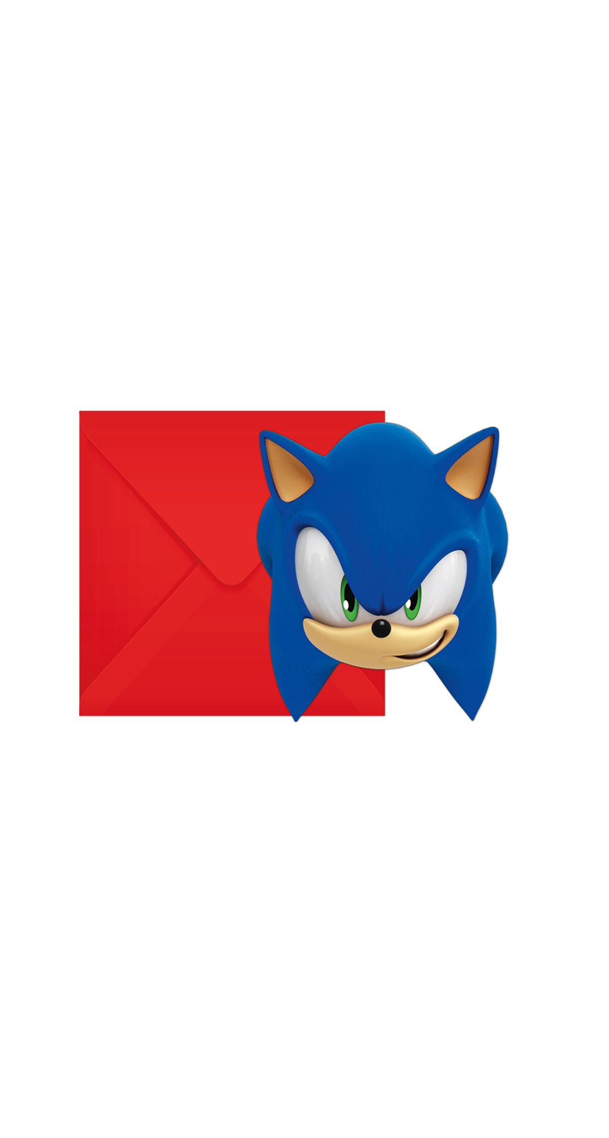 Sonic Speed FSC Die-Cut Invitations & Envelopes - 6pk