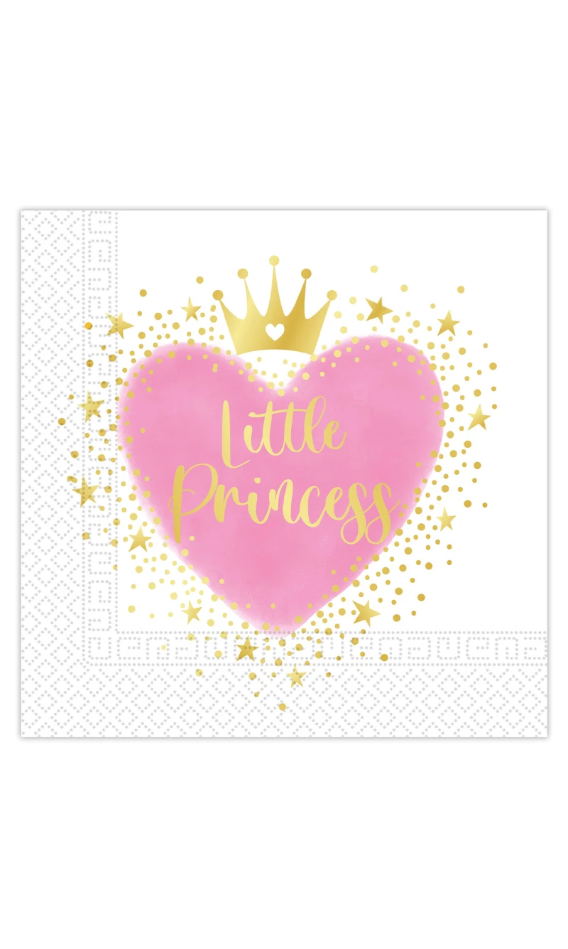 My Little Princess FSC Paper Napkins 33x33cm - 20pk