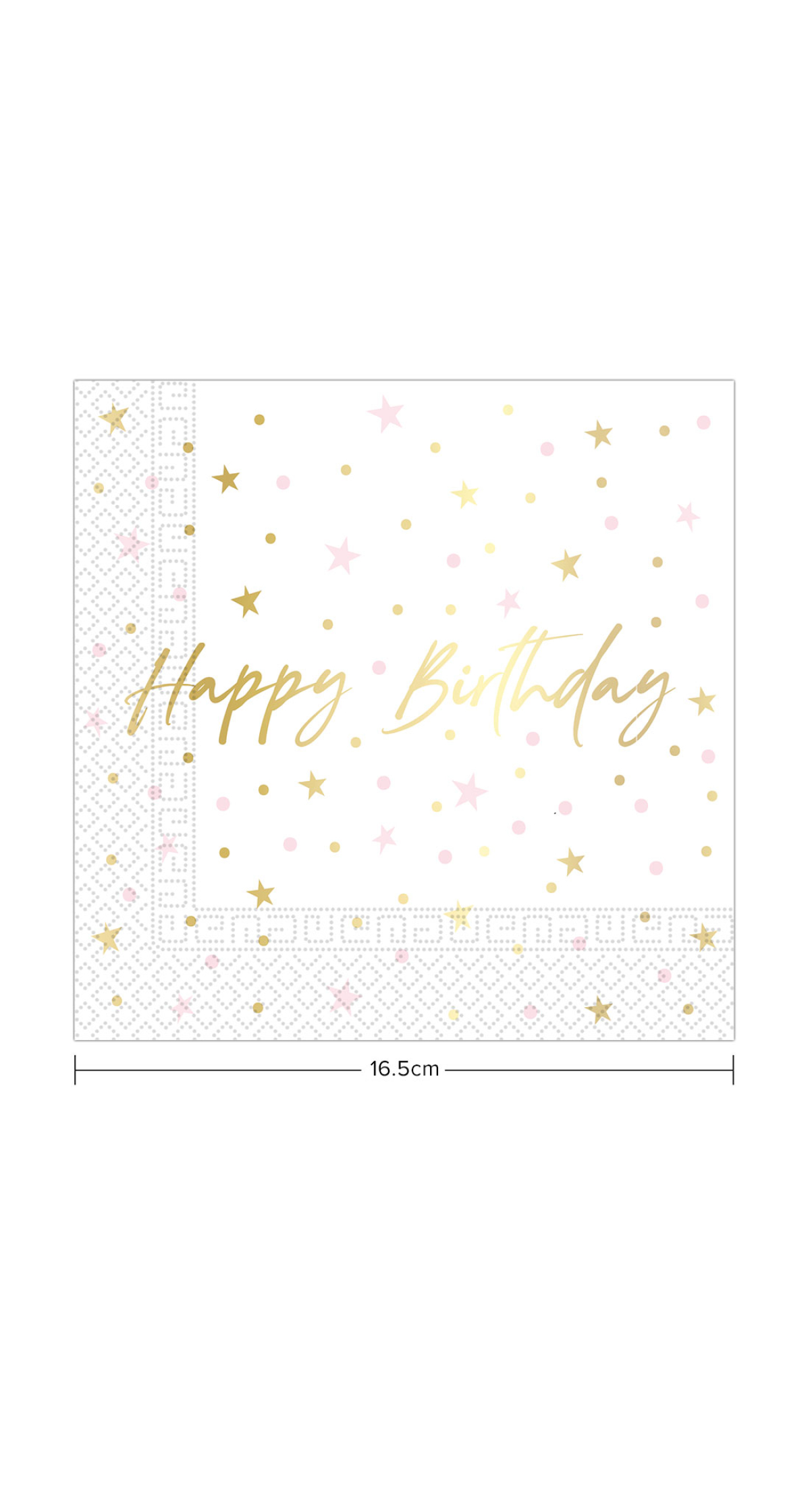Birthday Candles FSC Two-Ply Paper Napkins 33x33cm - 20pk - Image 2