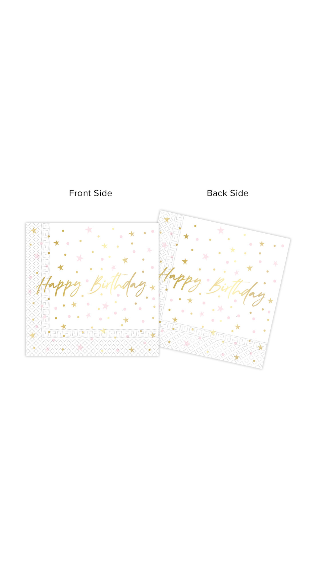 Birthday Candles FSC Two-Ply Paper Napkins 33x33cm - 20pk - Image 3