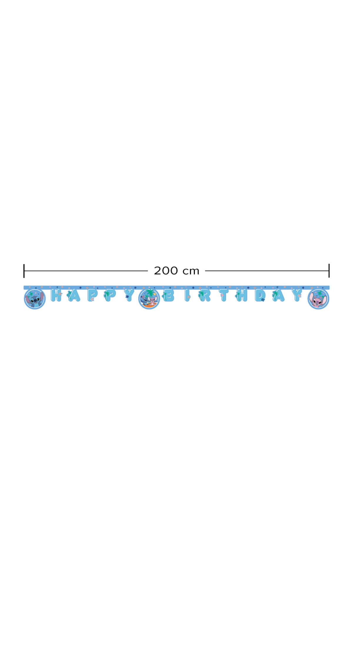 Stitch Party Happy Birthday Banner - Image 3