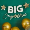 Big Congratulations Card Banner 2.5M - Image 2