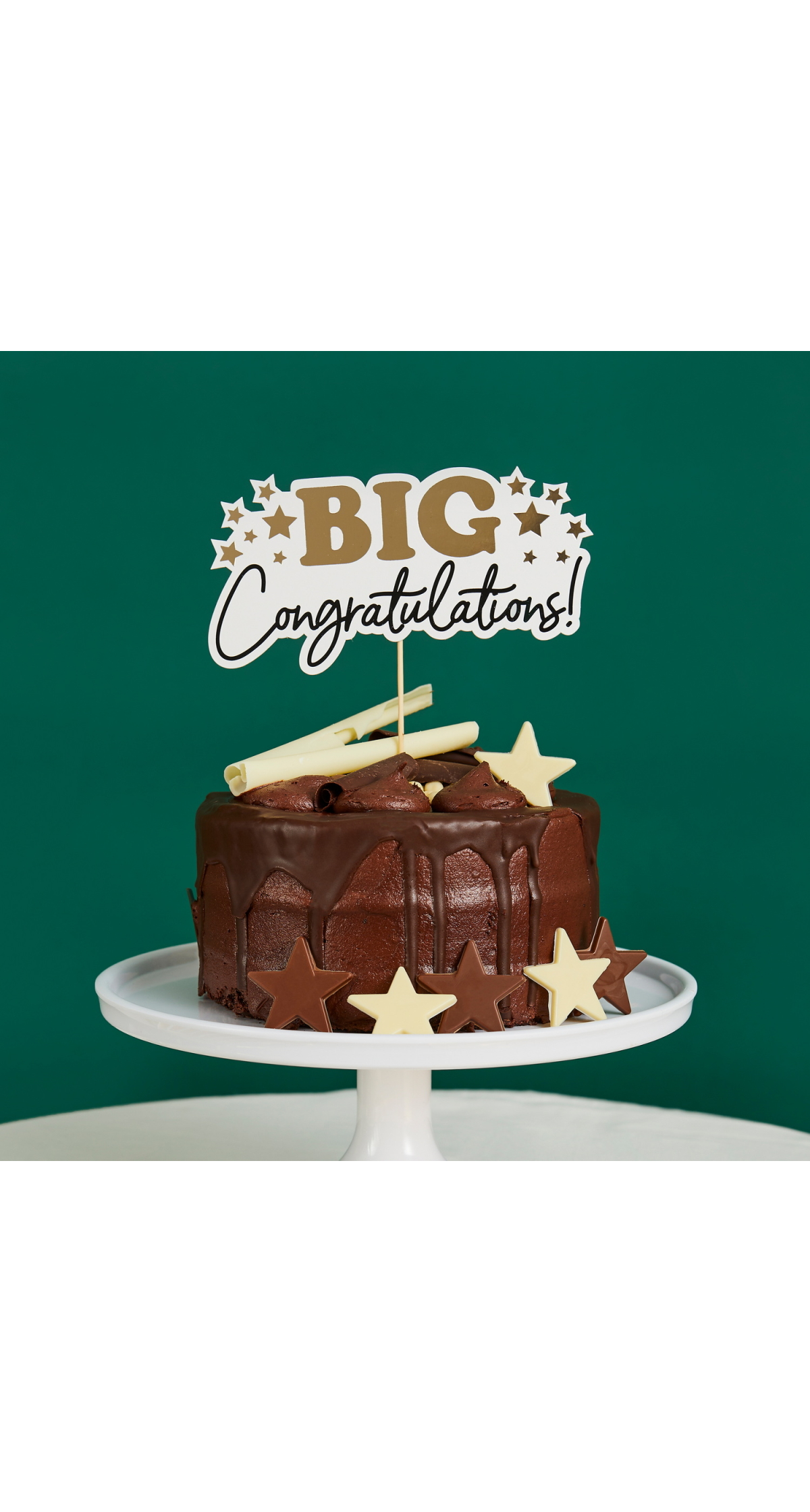 Big Congratulations Card Cake Topper - Image 3