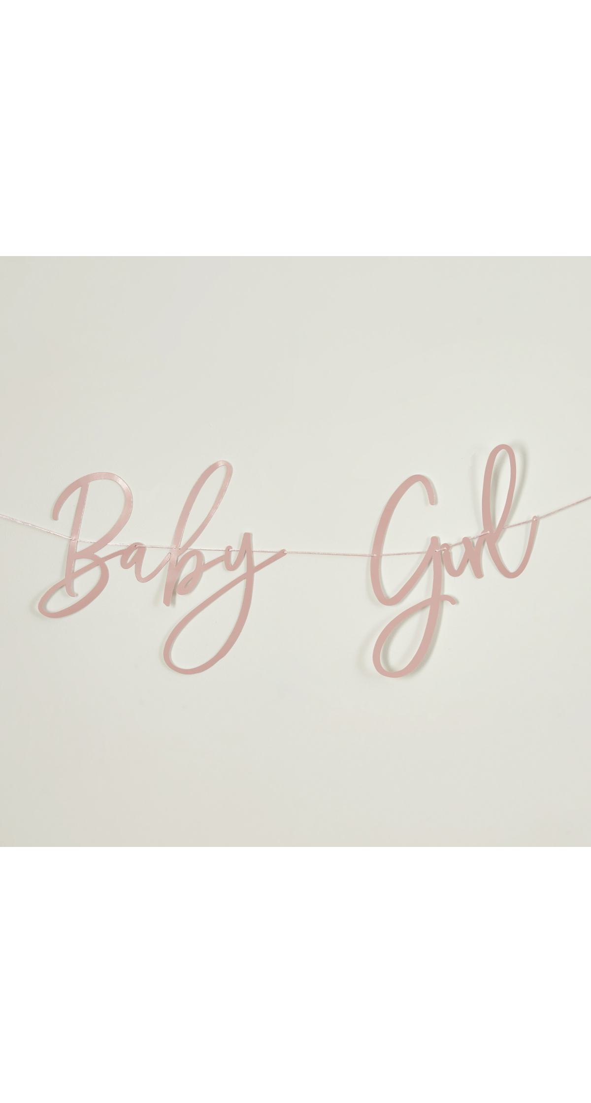 Pink Baby Girl Banner 2M - Image 2