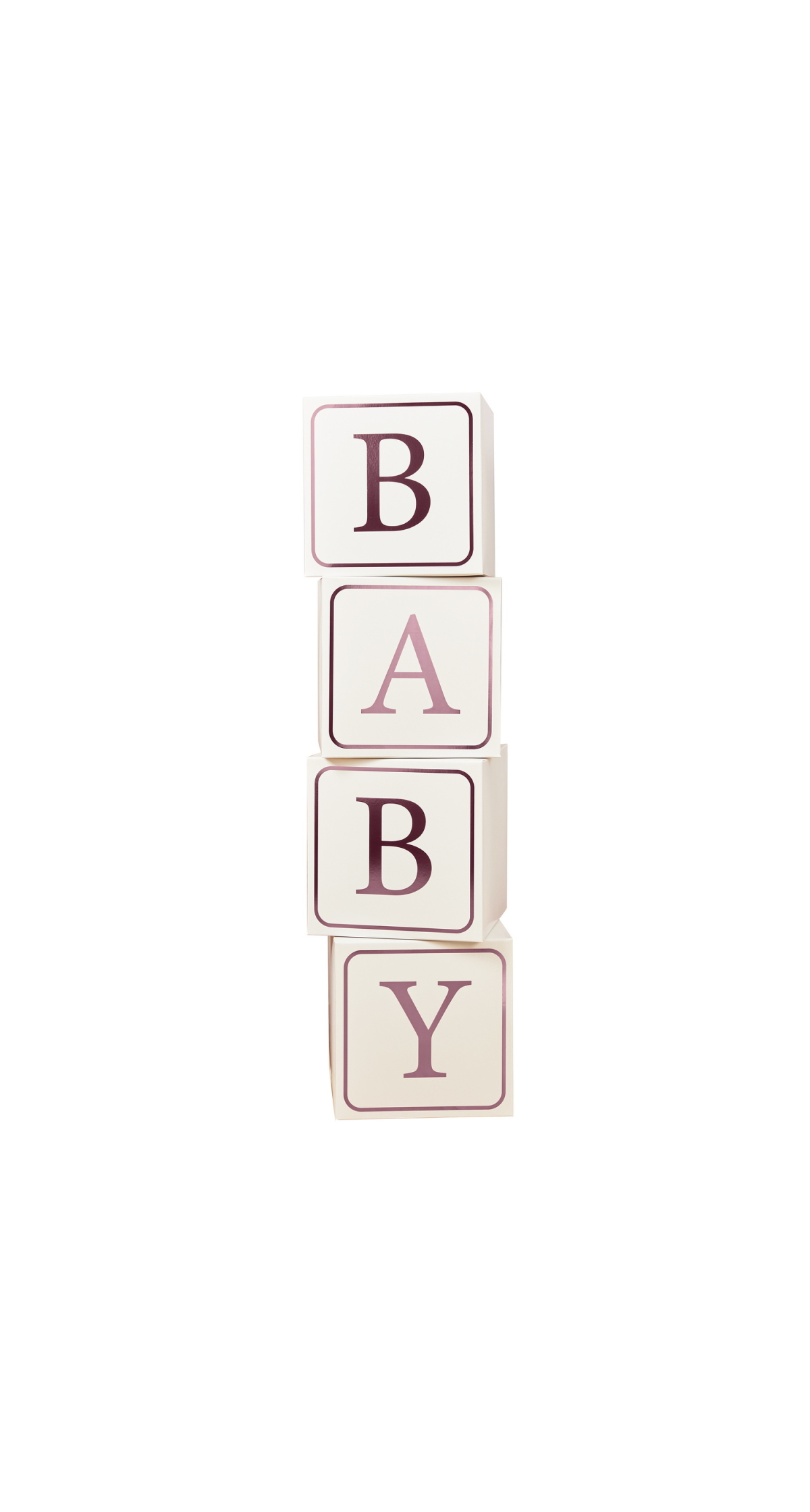 Pink Baby Giant Blocks 4 pcs - Image 2