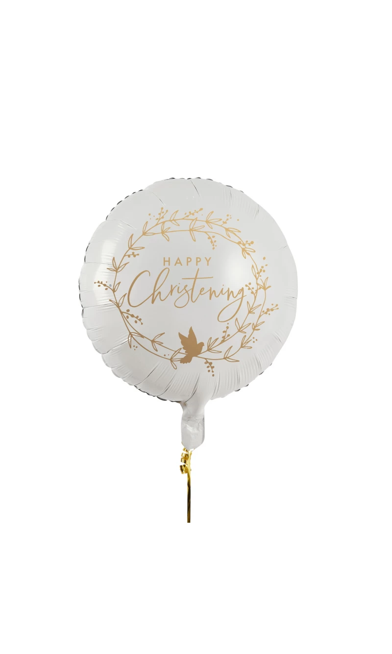 Happy Christening 22 Inch Foil Balloon