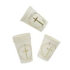 Gold Cross Paper Cups 8 pcs - Image 2