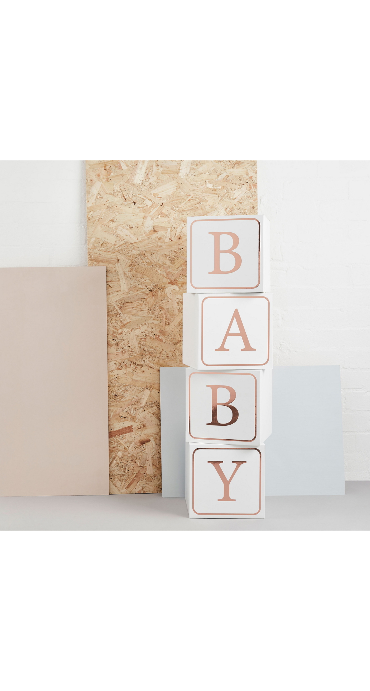 Rose Gold Baby Giant Blocks 4 pcs