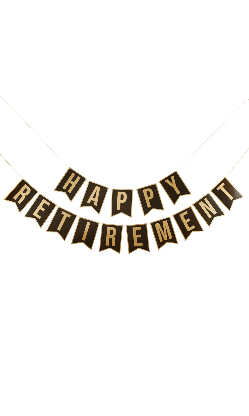Happy Retirement Banner 2M