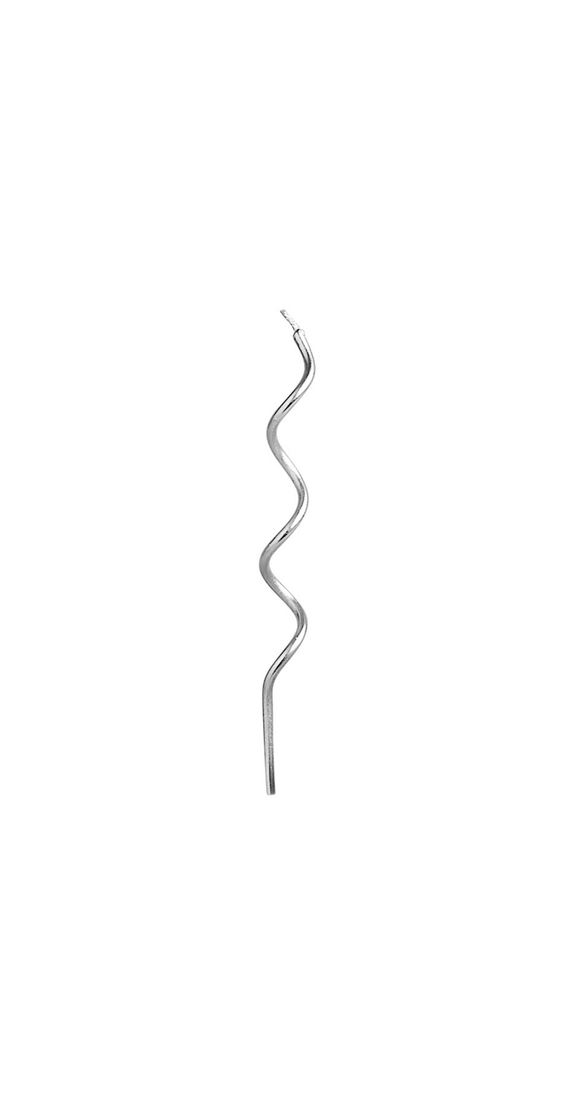 Silverver Curly Candles 12pk - Image 3