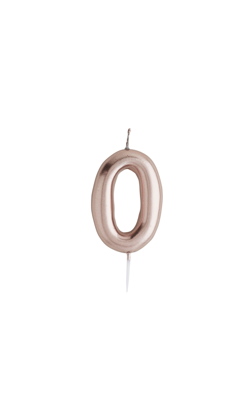 Rose Gold No.0 Candle (H)84 x (W)42mm