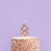 Rose Gold No.8 Candle (H)89x(W)39mm - Image 3