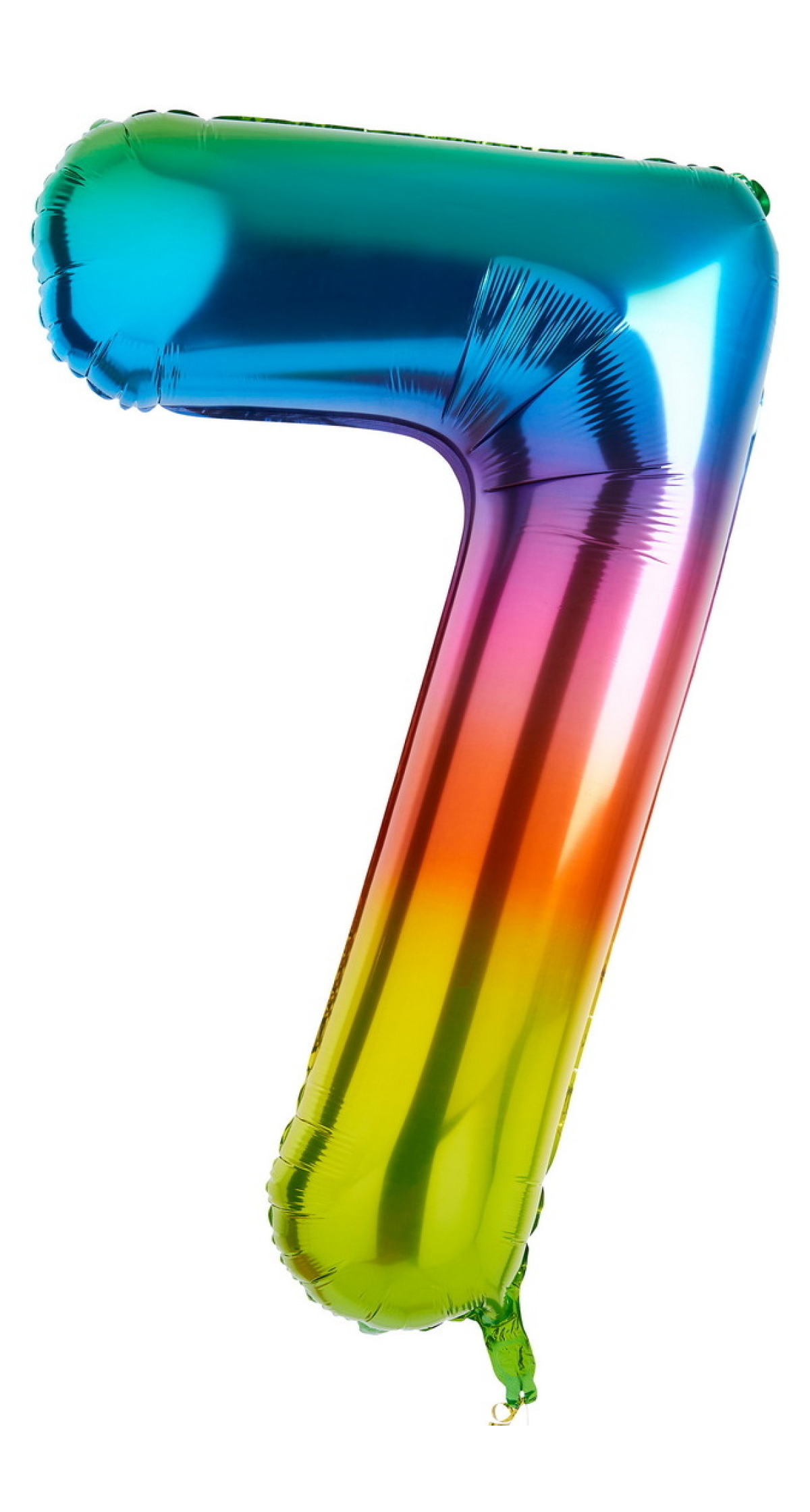 34 Inch Foil Balloon Number 7 – Rainbow