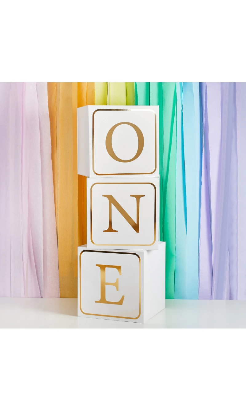 Jumbo One Gold Foiled Card Blocks