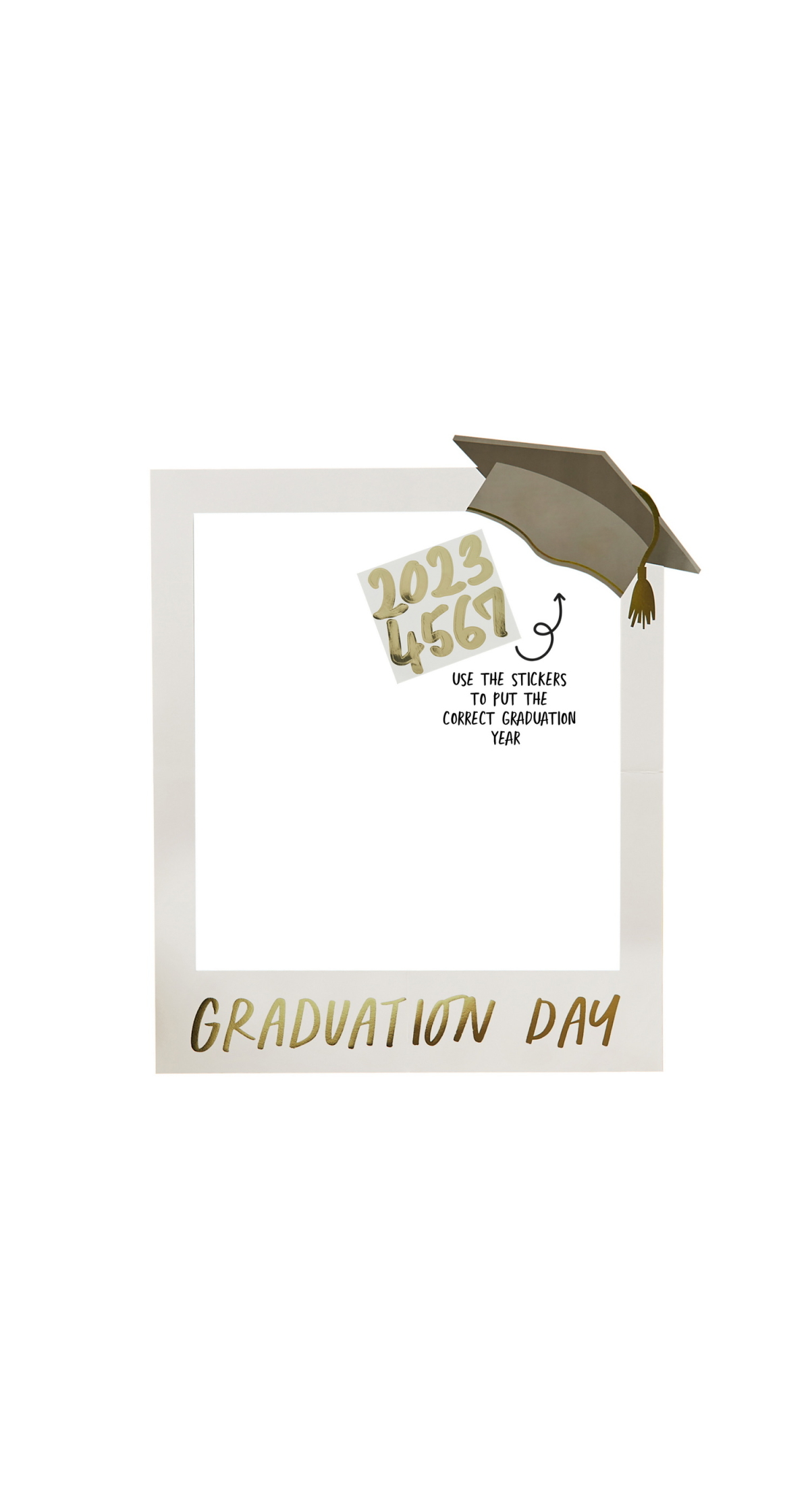Graduation Photo Frame & Year Sticker Sheet (H 74cm x L 59cm) - Image 3