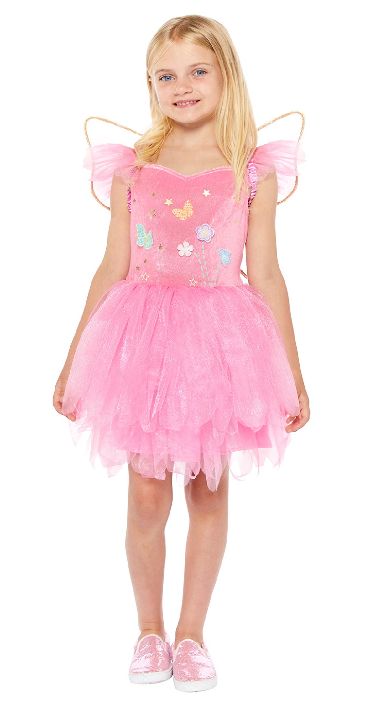 Pink Fairy Girl Costume - Age 6 to 8 Years