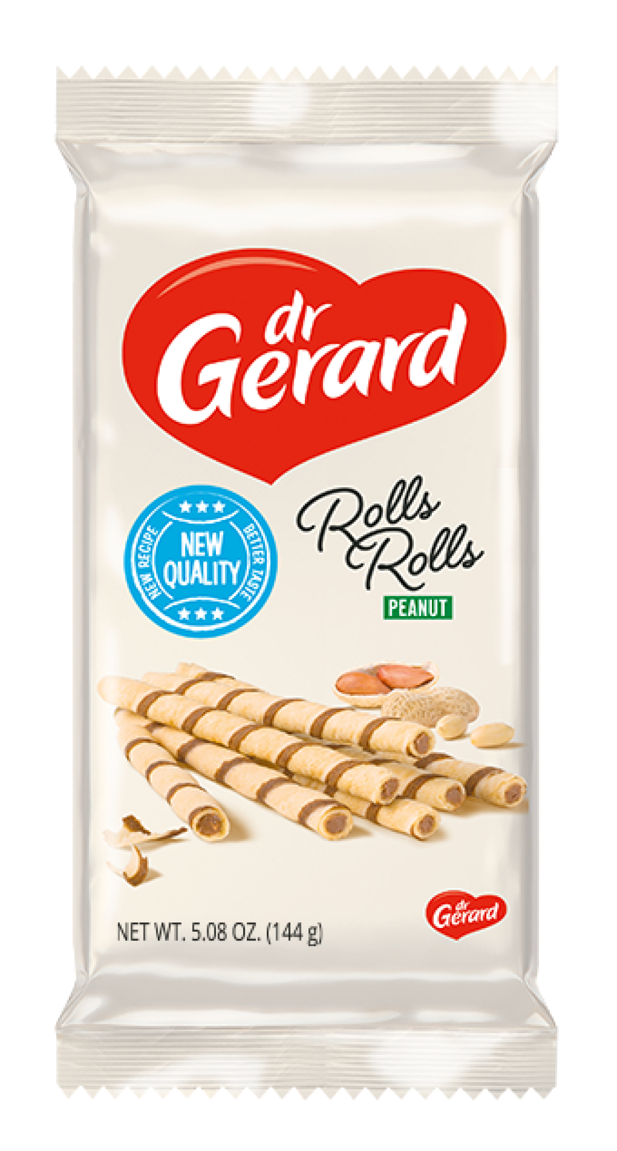Dr Gerard Wafer Rolls Rolls Peanut Cream - 112g
