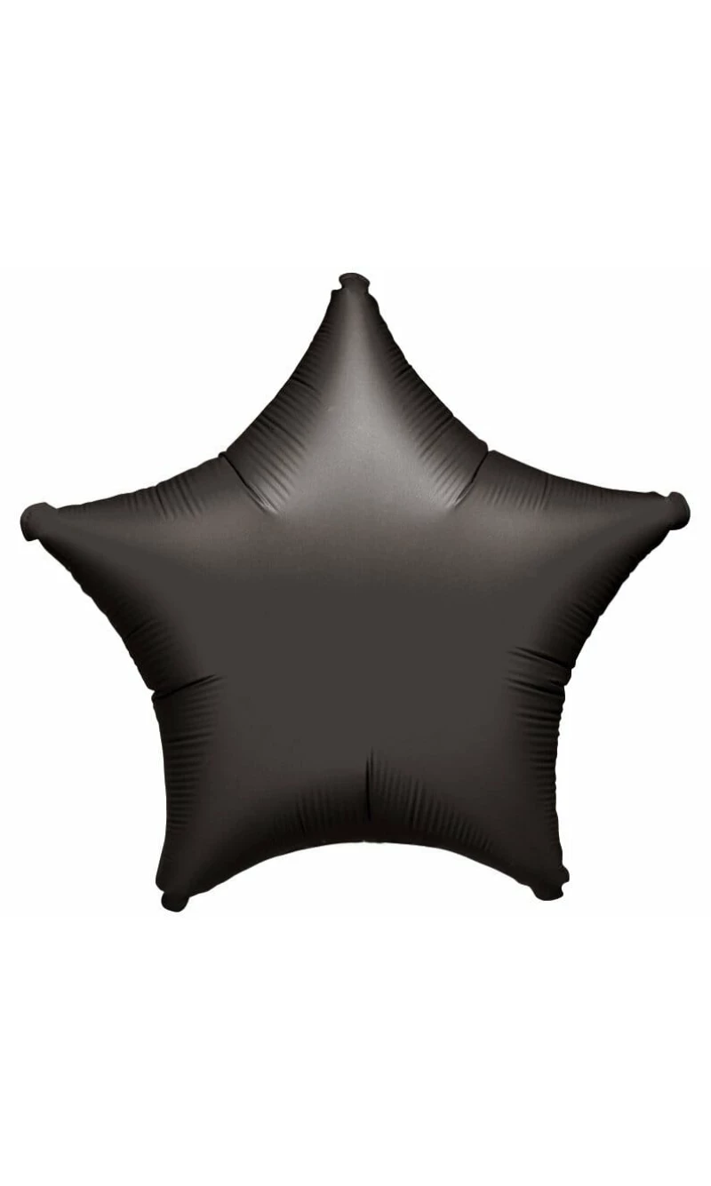 Black Star Foil Balloon (18" / 48cm)
