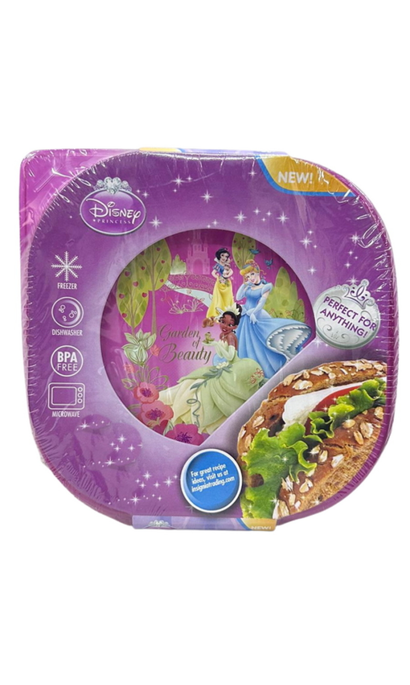 Disney Pincess Plastic Lunch Box - 2pcs