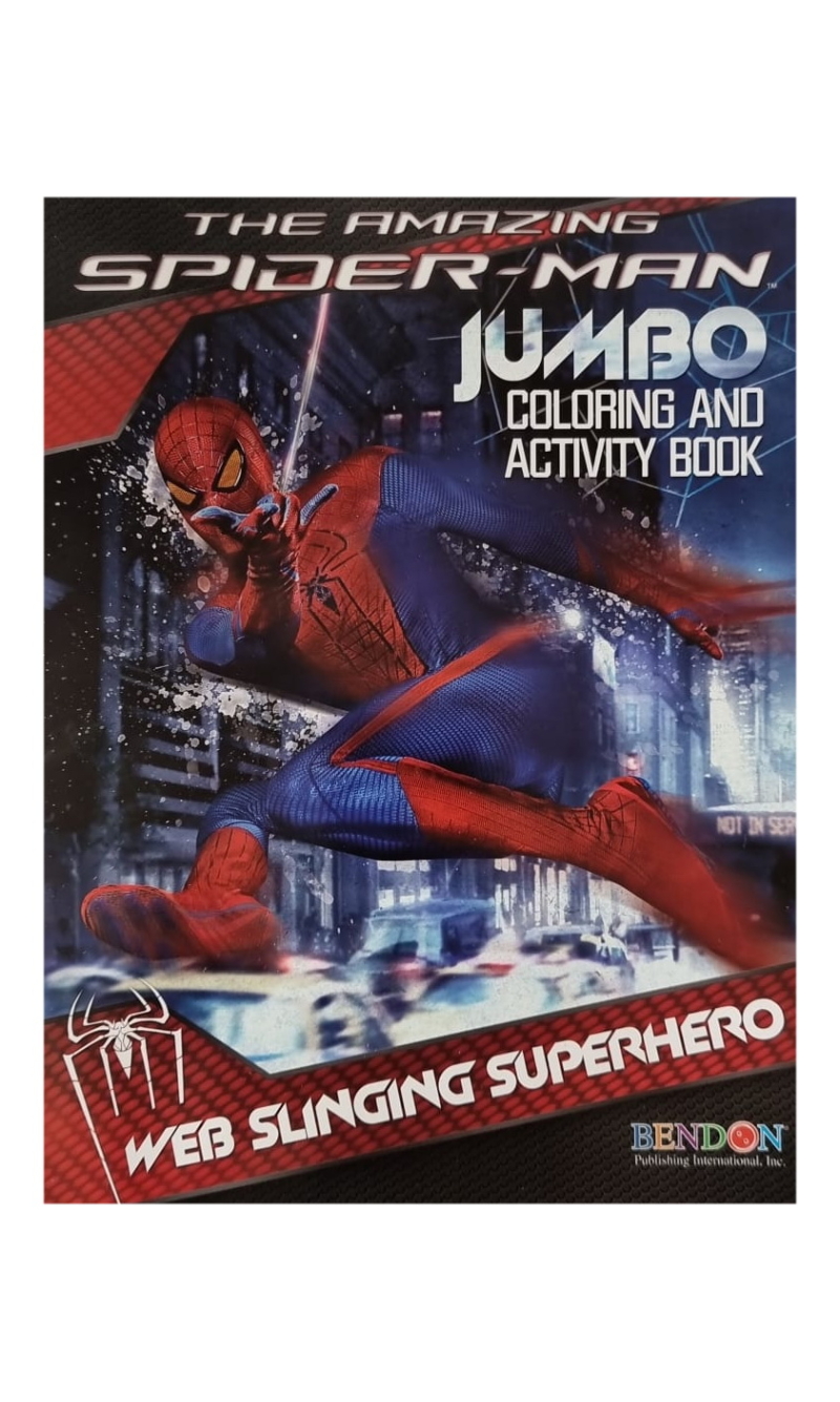 The Amazing Spider-Man Jumbo Coloring & Activity Book - 26.5x20cm