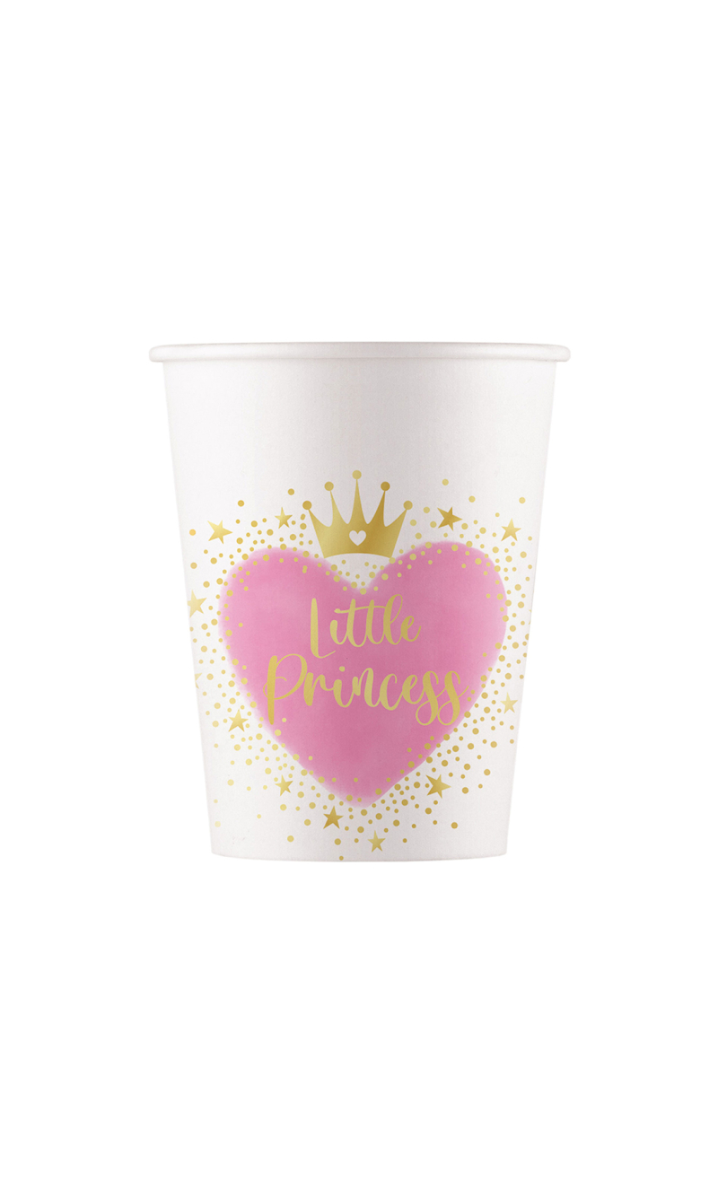 My Little Princess FSC Paper Cups 200ml - 8pk