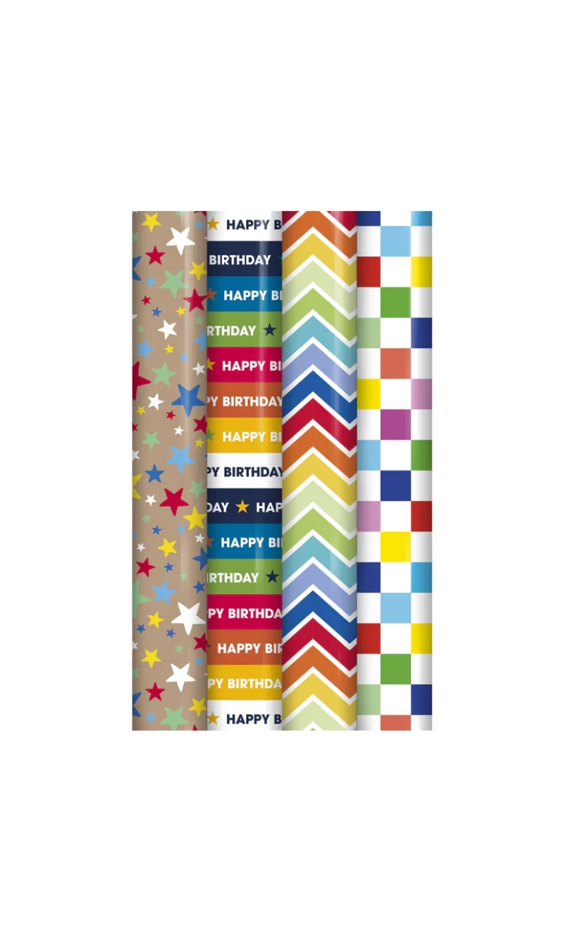 Assorted Design Wrapping Paper – 3M