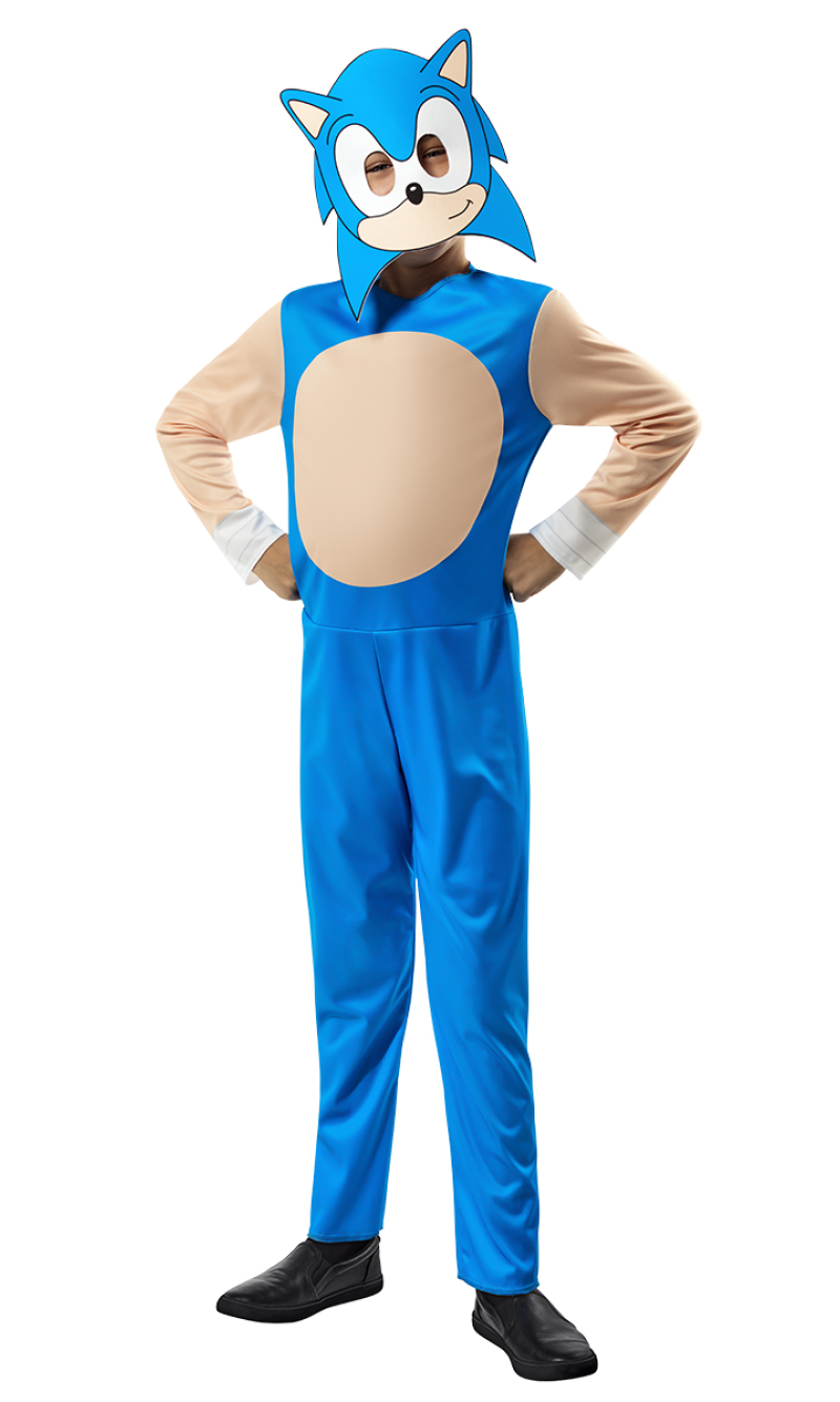 Official Licensed Sonic The Hedgehog Opp Costume - Age 7 to 8 Years