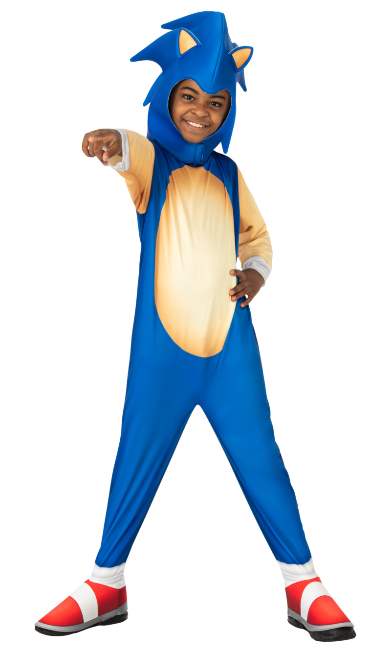 Official Licensed Sonic The Hedgehog Classic Costume - Age 3 to 4 Years