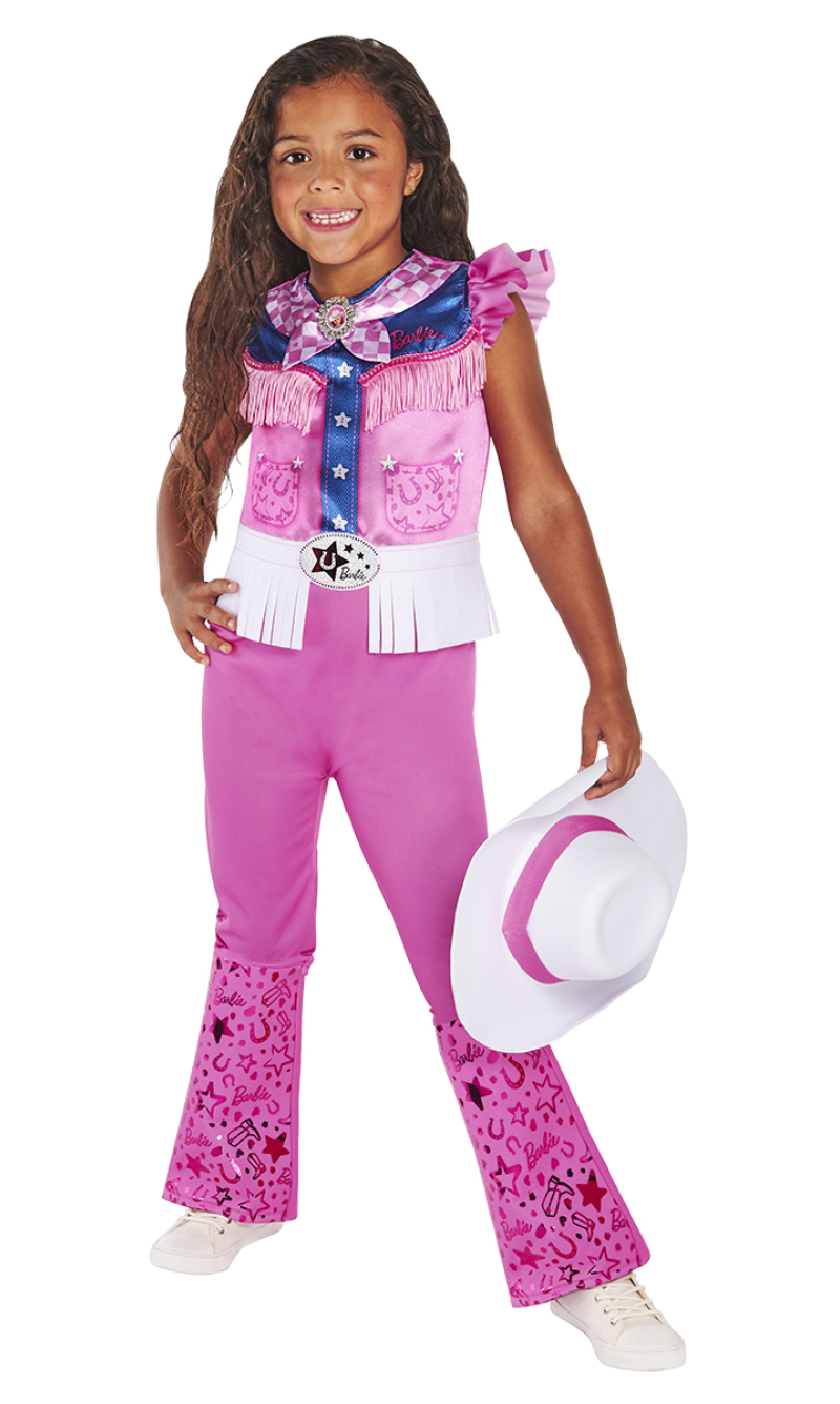 Official Licensed Barbie Cowgirl Costume - Age 3 to 4 Years