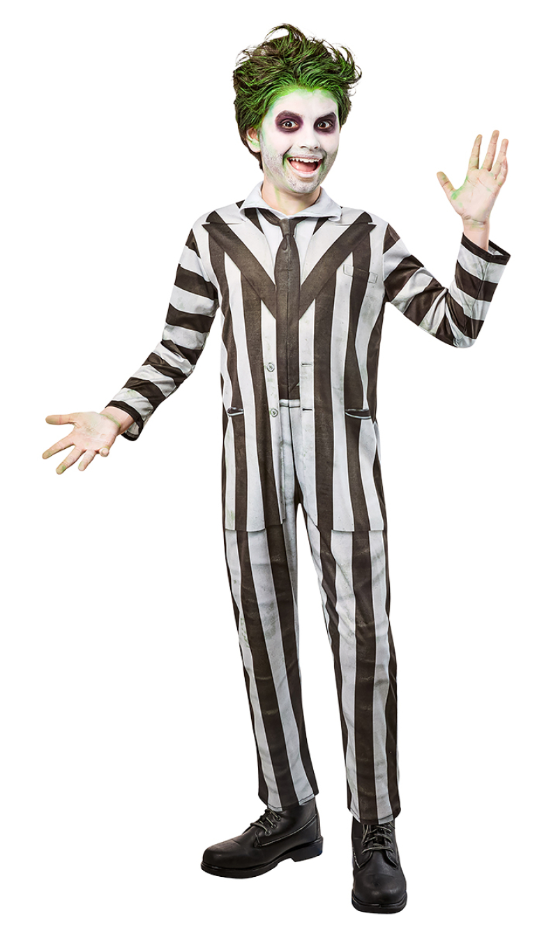 Official Licensed Beetlejuice Costume - Age 11 to 13 Years