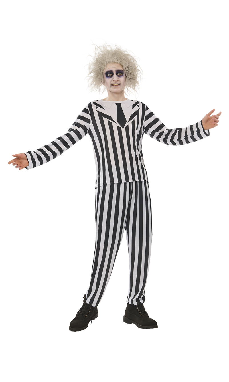 Official Licensed Beetlejuice Costume Opp - Adult Size Large