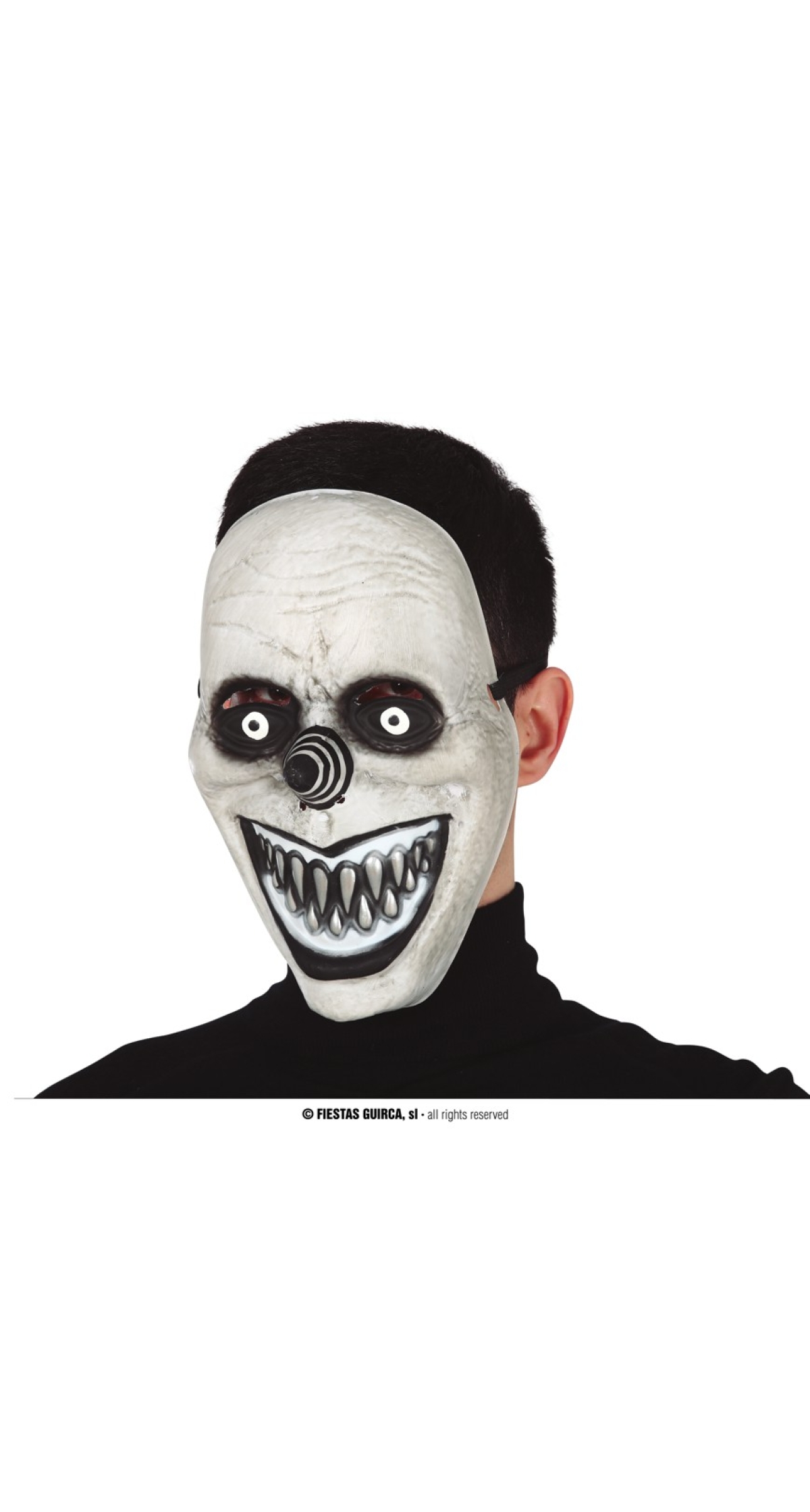 Smiling Horror Clown Mask - Adult One Size