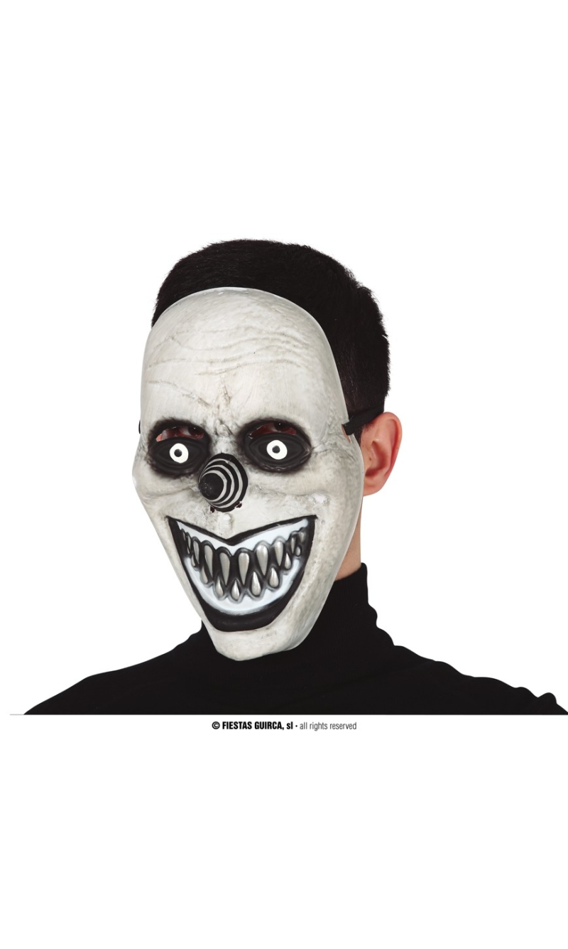 Smiling Horror Clown Mask - Adult One Size