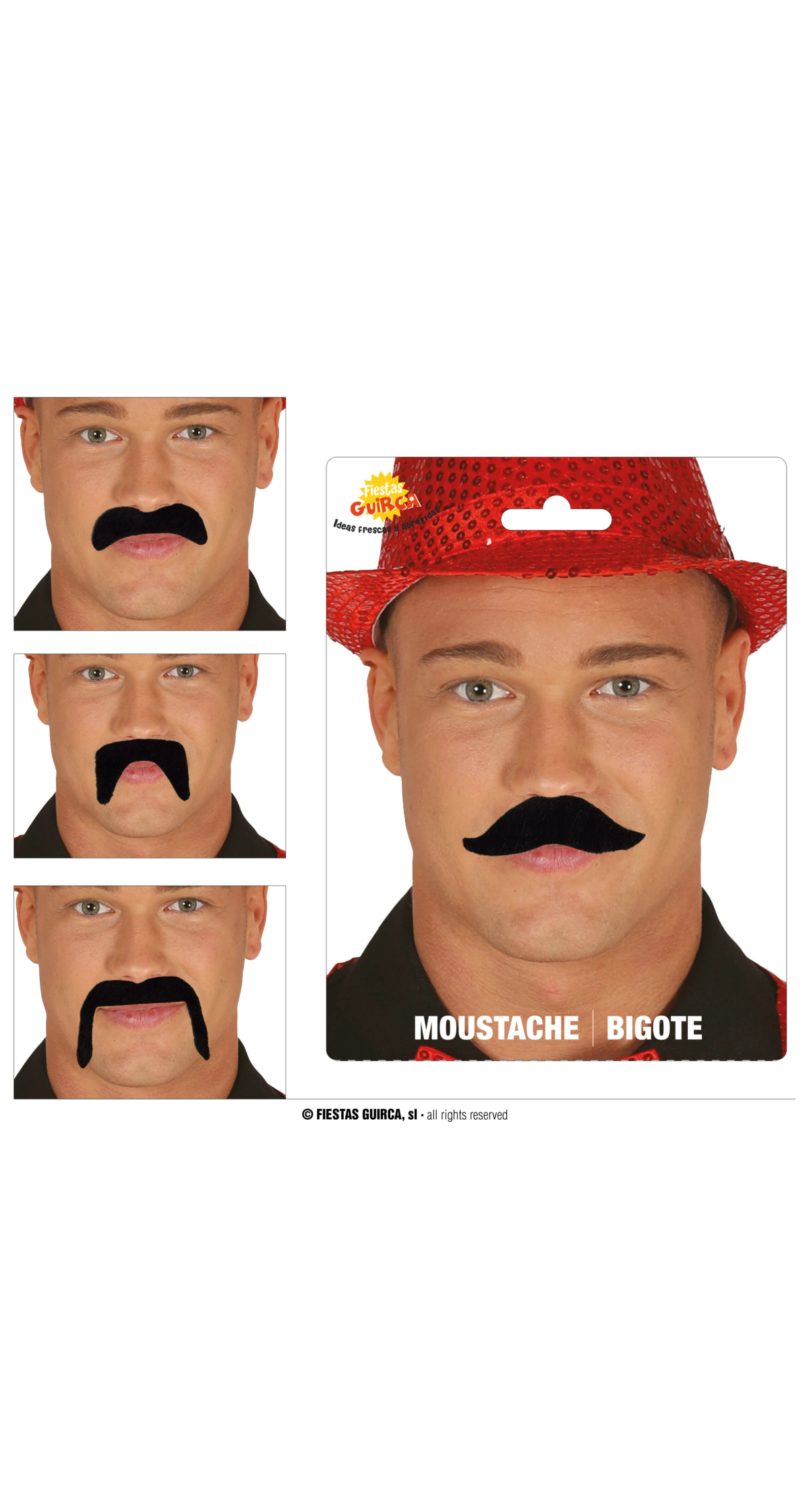Black Moustache (Assorted Designs)