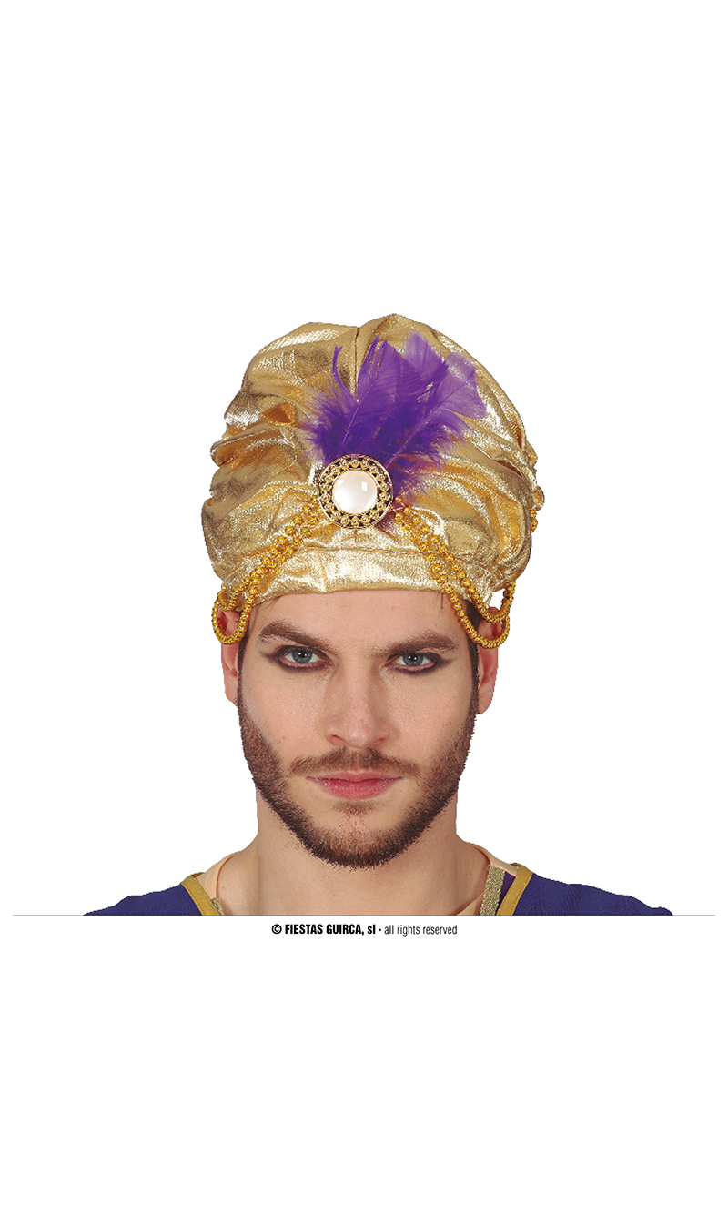 Gold Turban - Adult One Size