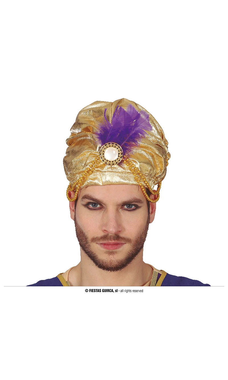 Gold Turban - Adult One Size