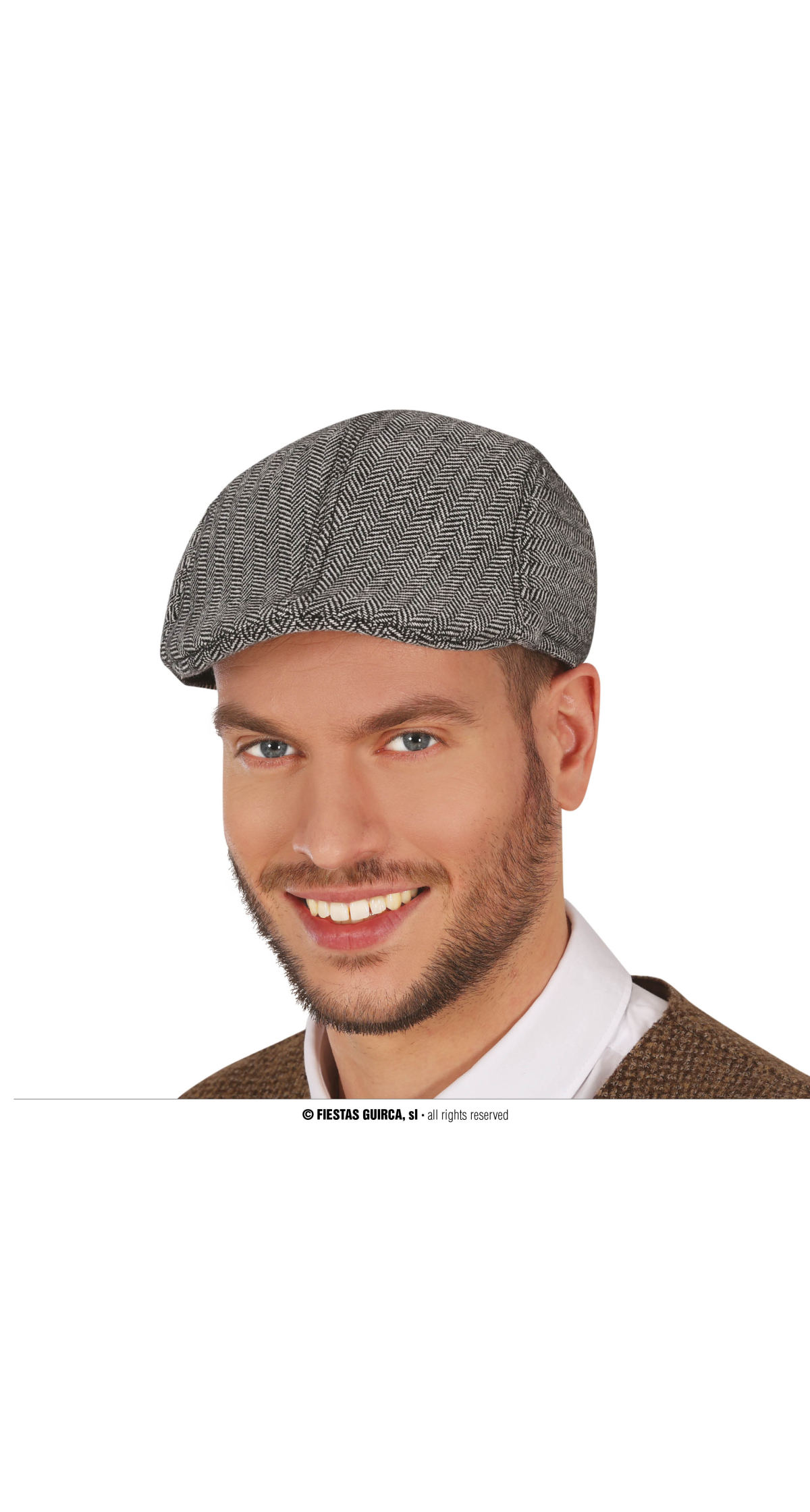 Traditional English Beret Grey - Adult One Size