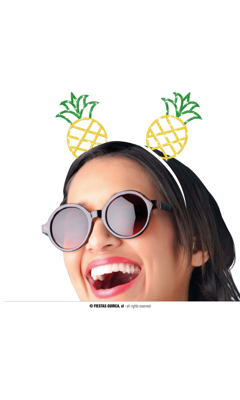 Hawaiian Metal Pineapples Headband