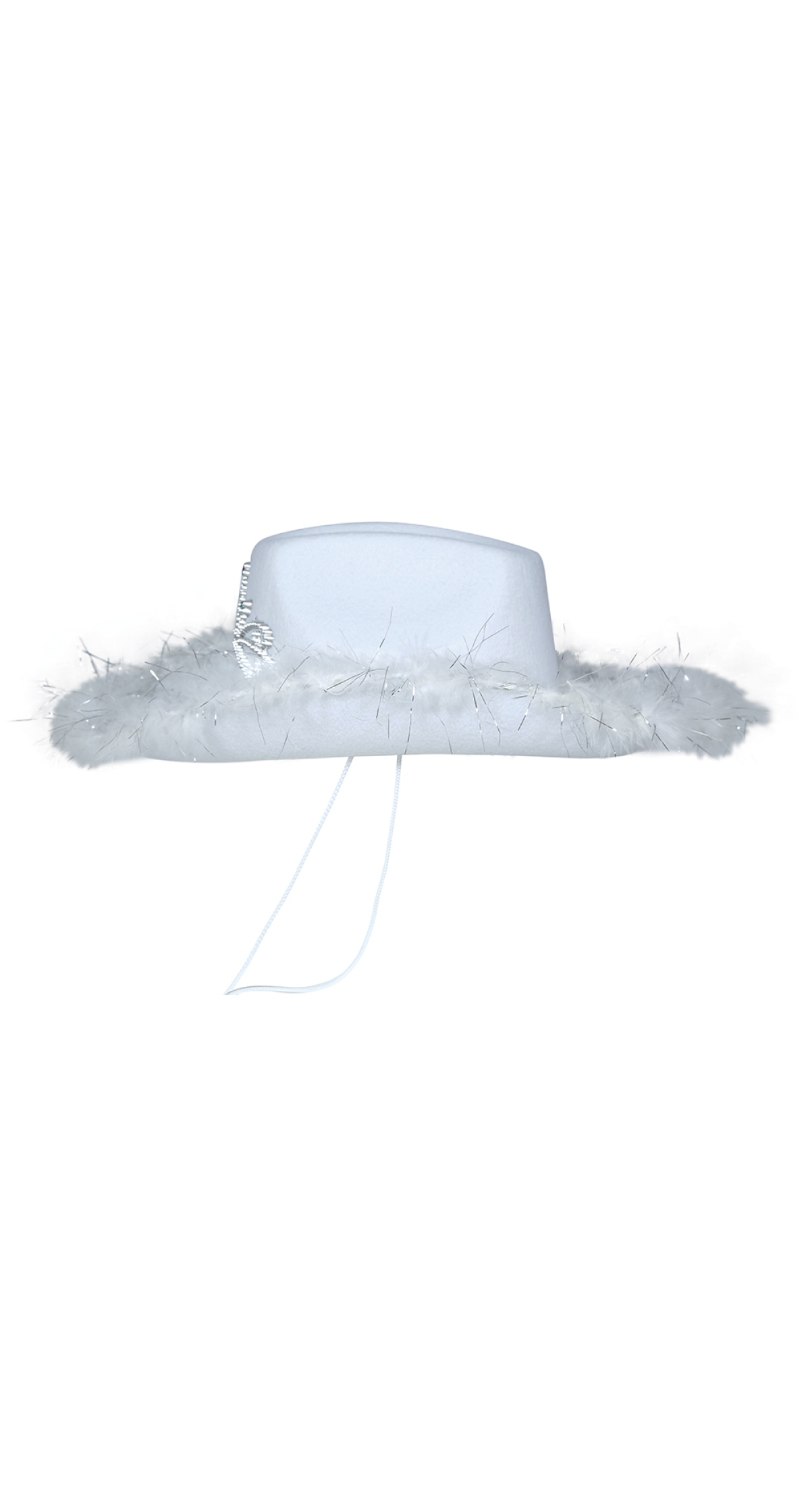 Hens Party Cowboy Hat With Boa - Adult One Size - Image 6