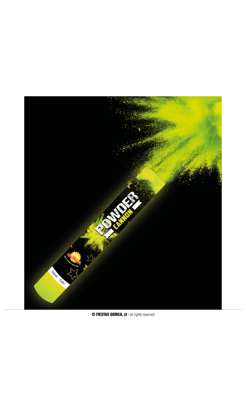 Powder Cannon 30cm - Yellow