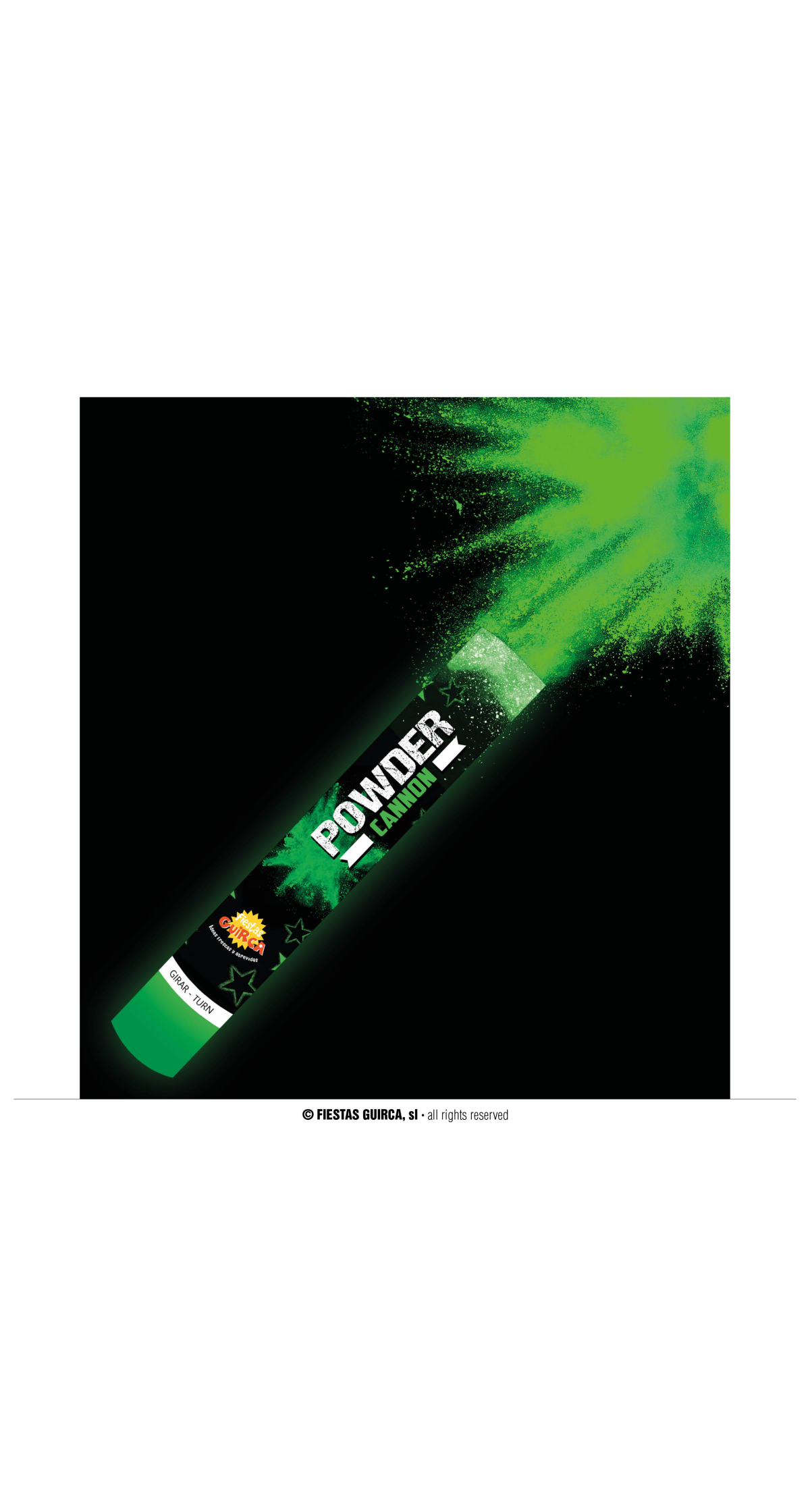 Powder Cannon 30cm - Green