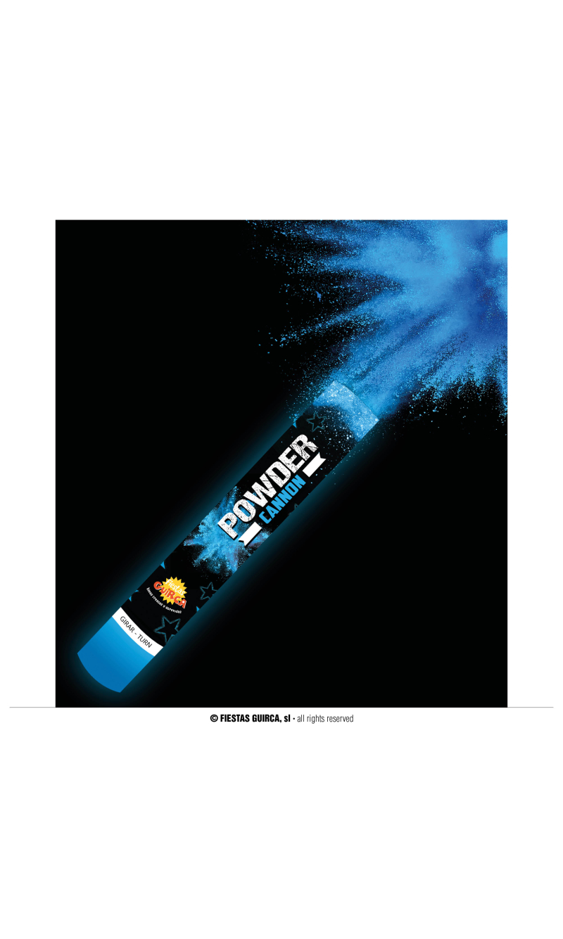 Powder Cannon 30cm - Blue