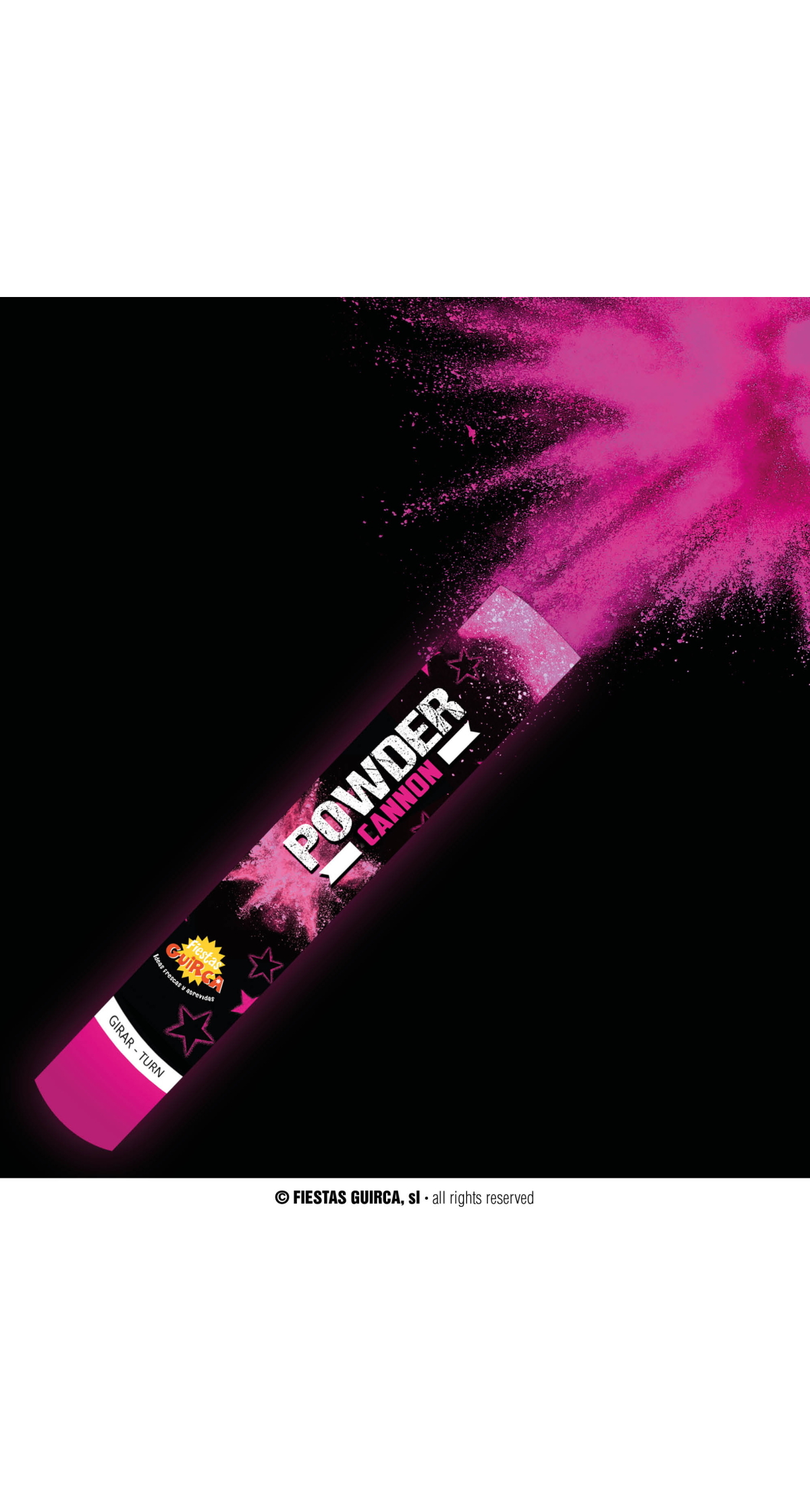 Powder Cannon 30cm - Pink