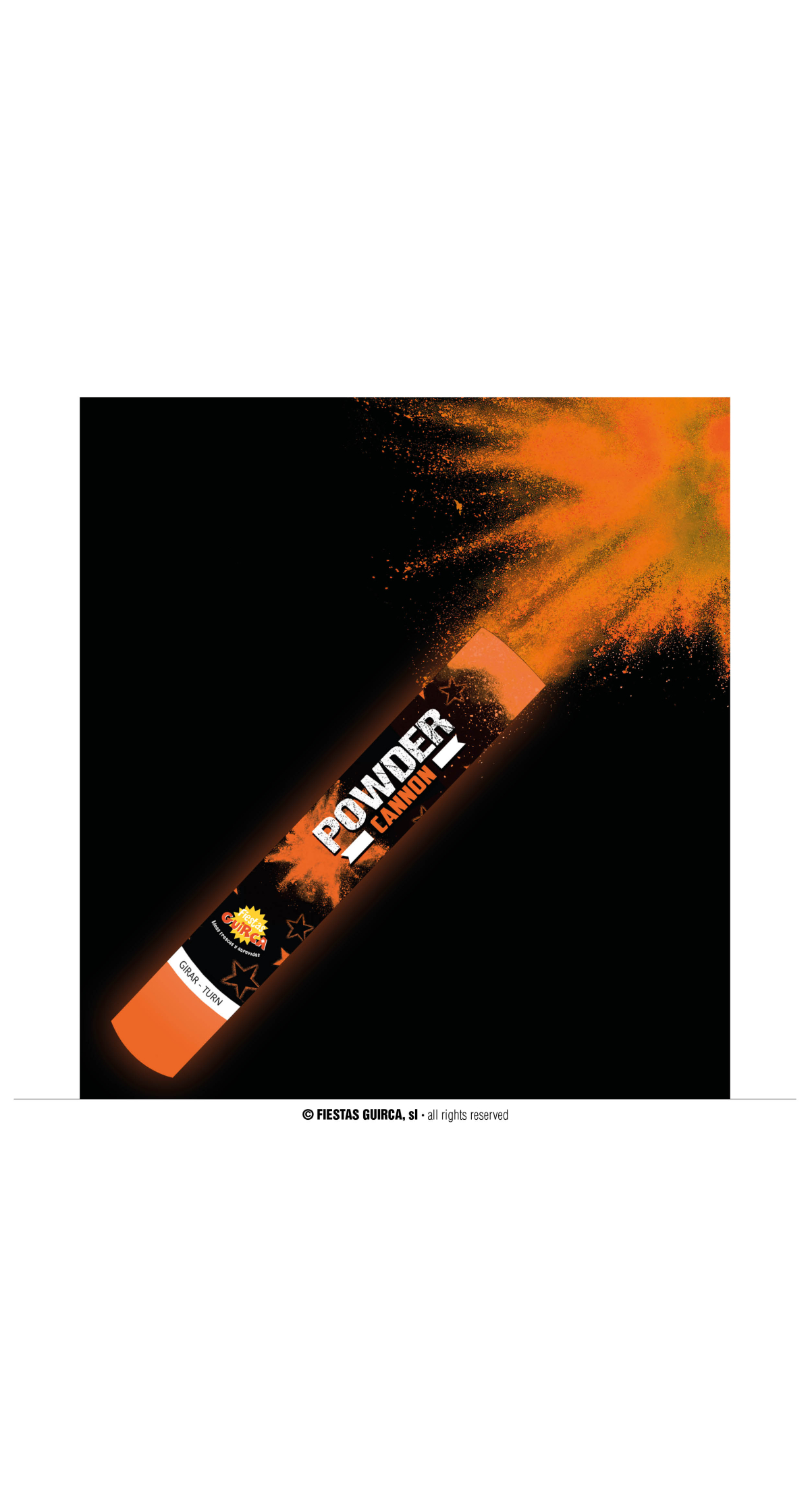 Powder Cannon 30cm - Orange
